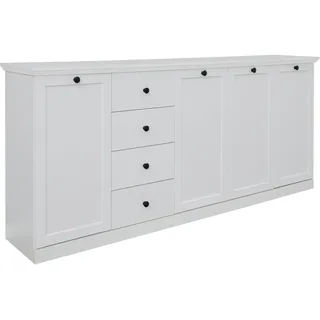 trendteam Baxter 195 x 88 x 41 cm Weiß Matt