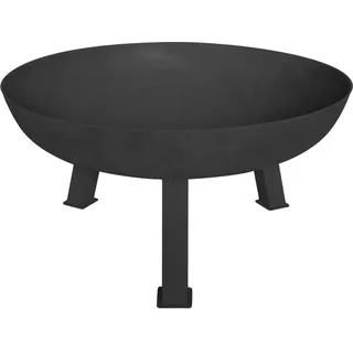Perel Feuerschale, 3 robuste Füße, rund, 37 x Ø 75 cm,