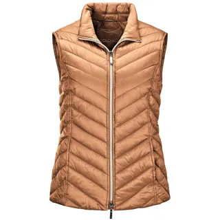 GOLDNER Kurzweste »Kurzgröße Weste mit leichter Wattierung«, braun