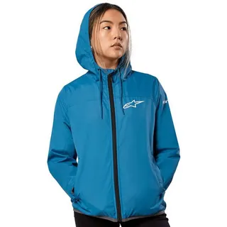 Alpinestars WOMENS TREQ WINDBREAKER, Laufjacke, Sportjacke, Langarm, Trainingsjacke, Sweatjacke mit Tasche Für Damen
