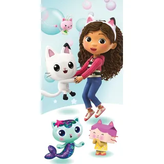 Jerry Fabrics F Strandtuch – Badetuch – Gabby's Dolhouse – Kinder – 70 x 140 cm – 100 % Baumwolle