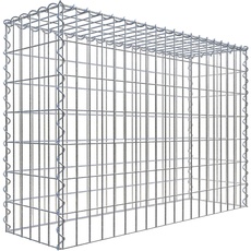 Bild Gabione, silbergrau, Maschenweite 5 10 cm