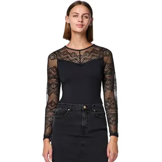 Pieces Sinna Langarm-body - Black - S