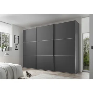 STAUD Schwebetürenschrank Includo 249 x 222 x 68 cm Grau/Weiß