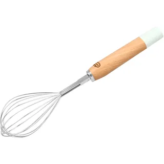 Dr. Oetker Retro Schneebesen mit Holzgriff, 27 cm