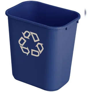 Rubbermaid Rechteckiger Abfalleimer 26,6 l Blau
