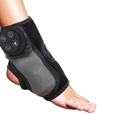 Elektrische Fußknöchelmassage, Fußknöchelmassagegerät Vibrationsheizung, Fußakupunkturpunkte Massage zur Schmerzlinderung an den Knöcheln, Fußmassagegerät für den Heimgebrauch für Waden, Beine