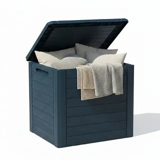 Prosperplast Auflagenbox Kunststoff Kissenbox 140L Gerätetruhe Kiste Gartentruhe