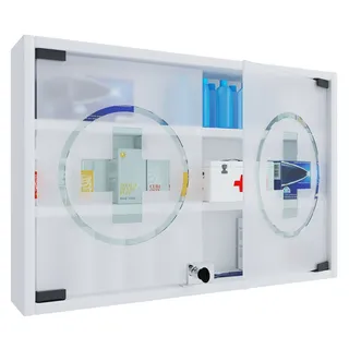 VCM Medizinschrank Arzneischrank Hustila L