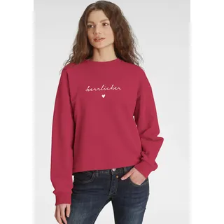 Herrlicher Sweatshirt »OTINA«, mit Herrlicher Logo-Statement-Print Herrlicher red 13 XS (34)