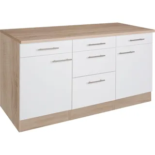 OPTIFIT Unterschrank Kalmar 150 x 60 x 85 cm Weiß