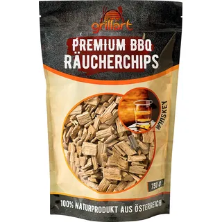 Premium BBQ Räucherchips - 750g Whiskey