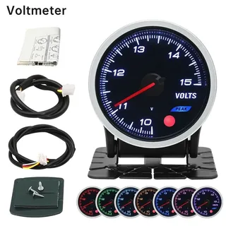1 Teile 7 Farben Rücklicht Auto Volt Meter 52mm Boost Turbo Druck N7U6