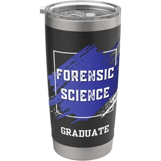 Abschluss Abschluss Forensic Science Degree University Doppelwandiger Edelstahl-Thermobecher