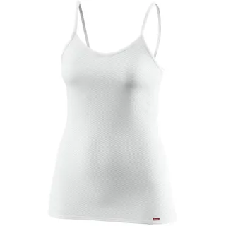 Löffler Women Spaghetti TOP Grid Transtex Light white (100) 44