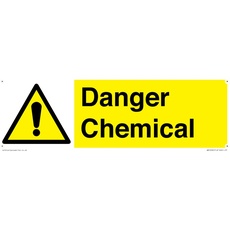 Schild "Danger Chemical", 300 x 100 mm, L31