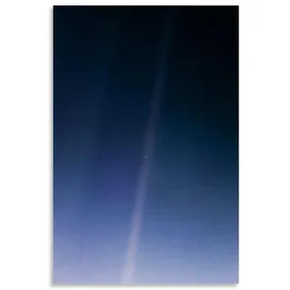 Papient Pale Blue Dot Voyager 1 Weltraumposter für Büro, Zimmer, kosmischer Sternenhimmel, Wandkunst, Poster für Wanddekoration 40 x 60 cm