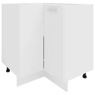 Mid.you Eckunterschrank , Weiß , Holzwerkstoff , 1 Fächer , 76x82x76 cm , individuell planbar , Küchen, Küchenmöbel, Küchenschränke, Küchenunterschränke