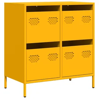 vidaXL Sideboard 68 x 39 x 73,5 cm Gelb
