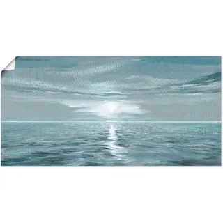 Artland Wandbild "Eisblaues Meer" Gewässer 1 Stk. tlg. als Leinwandbild, Poster in verschied. Größen, farbe bild(er): blau
