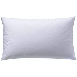 billerbeck Kopfkissen S20 - Kissen in 40 x 80 cm – Faserkissen mit weicher Stützkraft - FLOCKIS-Faserbällchen, 100 % Polyester, Weiß
