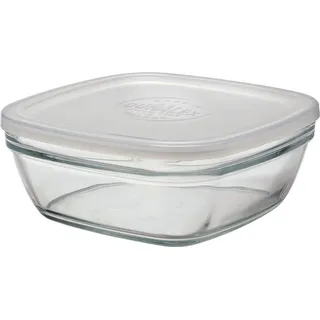 Duralex 20 Cm, Stackable, With Lid, Transparent, Matt - Weiß