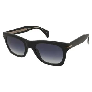 David Beckham DB 1222/S BLACK/BLUE SHADED 53/21/150 Herrenbrillen Sonnenbrillen - Schwarz