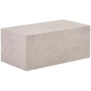 Home Deluxe Couchtisch Amiri L - Farbe: Beige, Größe: 95 x 50 cm, MDF Platte, bereits fertig montiert I Wohnzimmertisch Beistelltisch Sofatisch - Beige