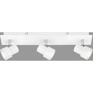 Briloner Leuchten - LED Deckenspot, Deckenleuchte 3-flammig, Strahler dreh- und schwenkbar, 3x GU10, 5 Watt, 460 Lumen, 3.000 Kelvin, Weiß