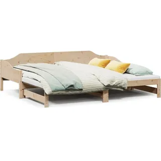 vidaXL Tagesbett Ausziehbar 90x200 cm Massivholz Kiefer