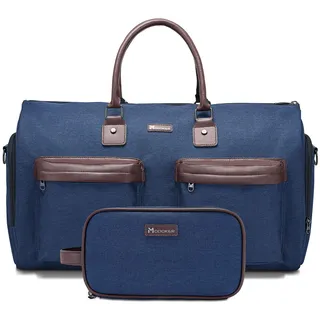 Modoker Rereise Kleidersack Anzugtasche Reisetasche Handtasche Faltbare Schultertasch Herren Weekender Sporttasche Damen 2-in-1 groß Handgepäck Hänge-Koffer, Anzug