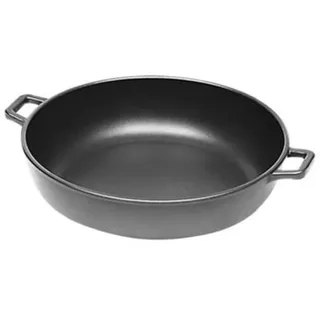 De Buyer 8343.32 Niederer Bratentopf Ohne Glasdeckel Choc Induktion 32Cm
