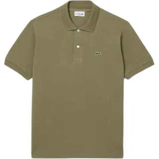 Lacoste Klassisch geschnittenes Poloshirt mit kurzen Ärmeln aus grünem Piqué-Baumwolle - Grün
