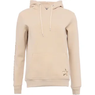 Zwillingsherz Hoodie »Kiana«, mit Pailletten besetzter "Smile"-Schriftzug am Rücken Zwillingsherz beige