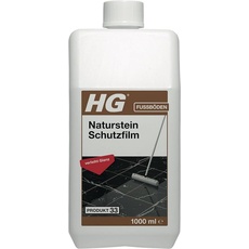 HG Naturstein Schutzfilm, Versiegelung und Schutz mit Glanzwirkung und Anti-Rutsch-Formel für Naturstein- und Marmorfußböden - 1 Liter