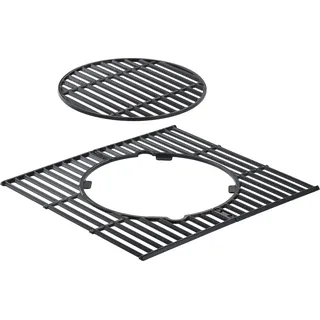 RÖSLE Grillrost "VARIO, 25442" emailliertes Gusseisen für VARIO-Einsätze, zu VIDERO G2/G4/G6, schwarz