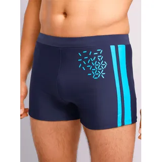 Badehose, Herren, Gr. 7, Normalgrößen, blau (marine), Elasthan, Polyamid, Badehosen Badehose