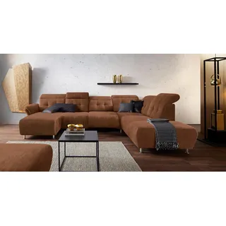 Home Affaire Wohnlandschaft Mikrofaser 2-Sitzer Braun