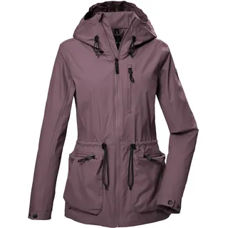 Funktionsjacke "GS 55 WMN JCKT", Damen, Gr. 44, lila (pflaume), Obermaterial: 100% Polyester.Futter: 100% Polyester, G.I.G.A. DX BY KILLTEC, Jacken Funktionsjacke, Wetterfeste Damenjacke, wind- u wasserdicht, atmungsaktiv