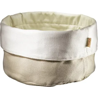 Brottasche 23 cm sand/white
