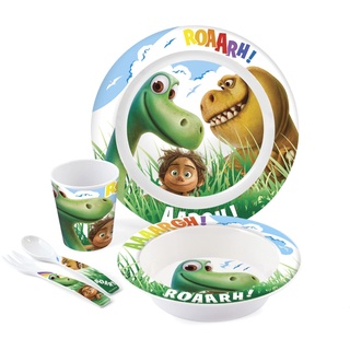 Home Disney Good Dinosaur Verpackung Kinderbrei aus Melamin, 5-teilig, Mehrfarbig