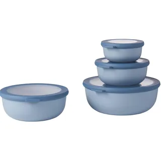 Mepal Frischhaltedose rund blau 2,25 l 4-teilig