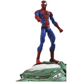Diamond Select Spiderman Figur 18 cm - Rot/Blau