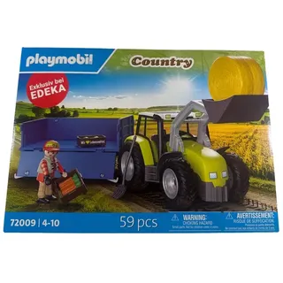 PLAYMOBIL Traktor mit Anhänger 72009