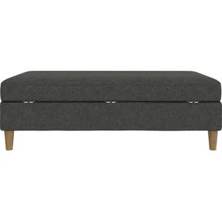 dorel home Hocker Lilly Webstoff 130 x 43 x 69 cm Grau