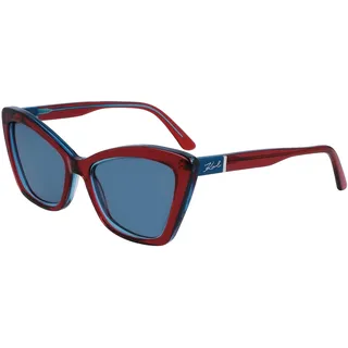 Karl Lagerfeld KL6105S 604 Wine/Azure Sunglasses Woman Acetato, Cat Eye, 54