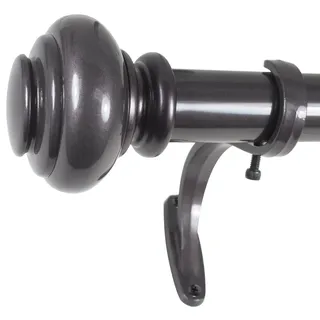 Decopolitan 2,5 cm Urne Einzelfensterbehandlungsstab-Set, 91,4 bis 183,9 cm, warme Bronze