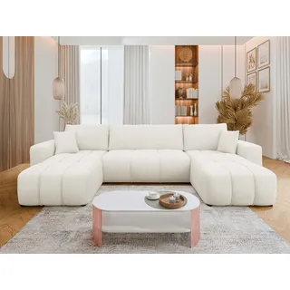 Mirjan24 Eckcouch U-Form Beige