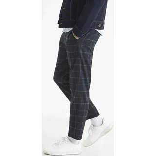 Celio Karierte 24H-Hose 1109752__38/34 - Dunkelblau