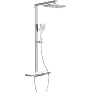Schütte HAWAII Überkopfbrause-Set Duschsystem Silber 115 cm